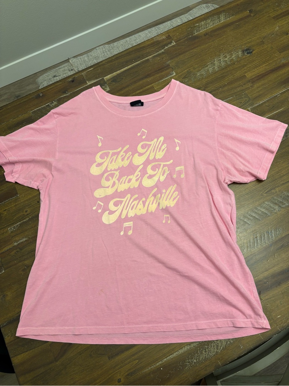 Pink 'Take Me Back to Nashville' Graphic Tee - Women